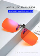 Clip de Óculos Anti Luz Azul (Bloqueia 75%)