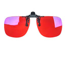 Clip-on Quadrado com Filtro de Luz Azul – Lentes Coloridas