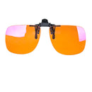Clip-on Quadrado com Filtro de Luz Azul – Lentes Coloridas