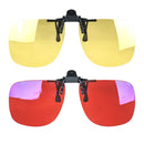 Clip-on Quadrado com Filtro de Luz Azul – Lentes Coloridas