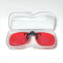 Clip-on Quadrado com Filtro de Luz Azul – Lentes Coloridas