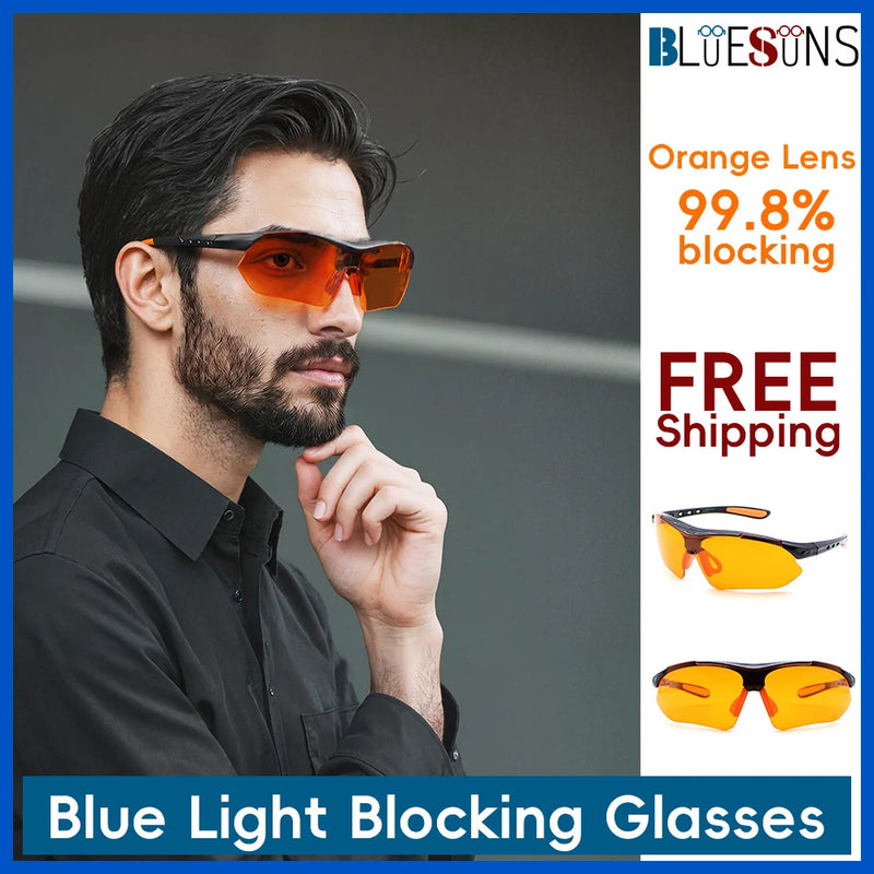 Óculos com Filtro de Luz Azul e Lente Laranja TB01