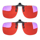 Clip-on Quadrado com Filtro de Luz Azul – Lentes Coloridas