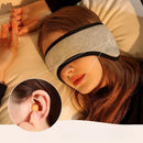 Máscara de Dormir Ajustável com Protetores Auriculares