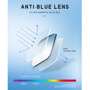 Clip-on com Filtro de Luz Azul e Lente Laranja