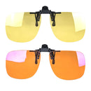 Clip-on Quadrado com Filtro de Luz Azul – Lentes Coloridas