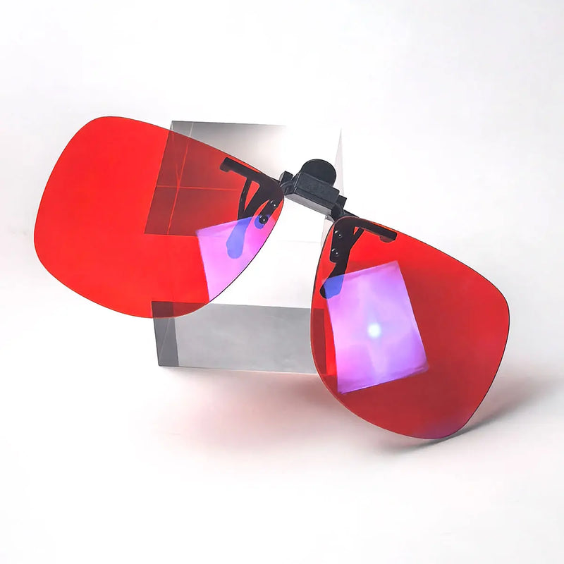 Clip-on Quadrado com Filtro de Luz Azul – Lentes Coloridas