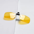 Kit 3 Óculos Clip-On com Filtro de Luz Azul (amarela 50%, laranja 75% e vermelha 100%)