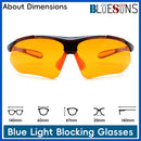 Óculos com Filtro de Luz Azul e Lente Laranja TB01