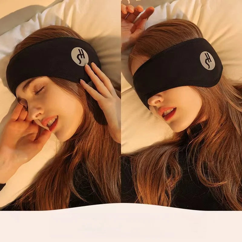 Máscara de Dormir Ajustável com Protetores Auriculares