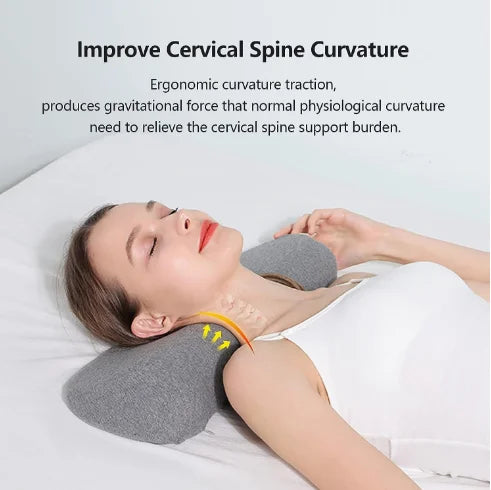 Travesseiro Cervical Contornado com Espuma Viscoelástica