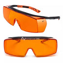 Óculos com Proteção Filtro Anti Luz Azul Laranja Sobrepor