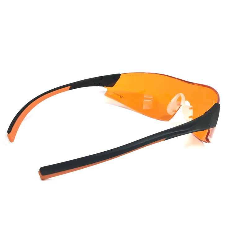 Óculos com Proteção Filtro Anti Luz Azul Laranja Sobrepor Univet 546 UV525