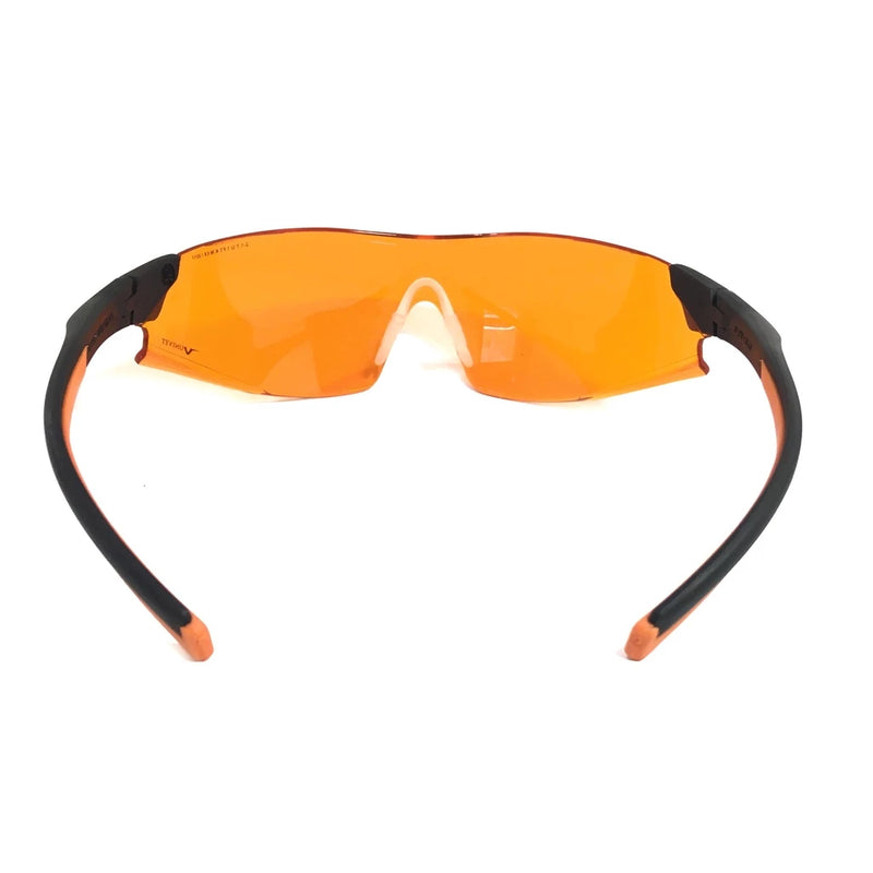 Óculos com Proteção Filtro Anti Luz Azul Laranja Sobrepor Univet 546 UV525