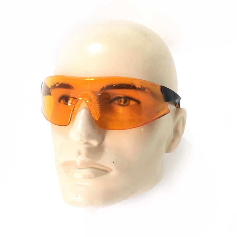 Óculos com Proteção Filtro Anti Luz Azul Laranja Sobrepor Univet 546 UV525